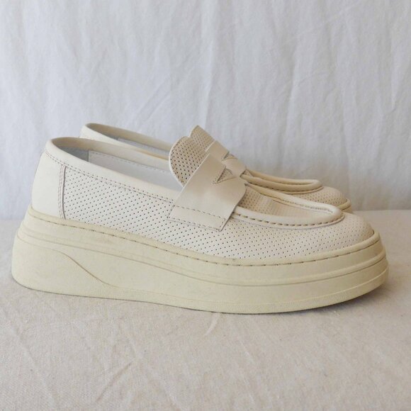 NWT Nila & Nila Women 37 (7) Platform Leather Loafer - Picture 3 of 16